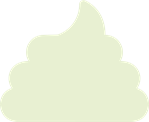 White/Grey Poo Illustration - Image of a greyish white poo